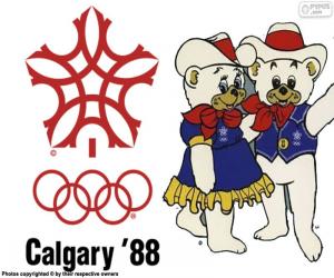Puzzle Χειμερινοί Ολυμπιακοί Αγώνες 1988 στο Κάλγκαρι